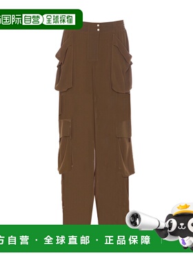 PINKO 女士休闲裤 104751A21FS1C SS2025 绿色 PINKO SOTTOCASA p