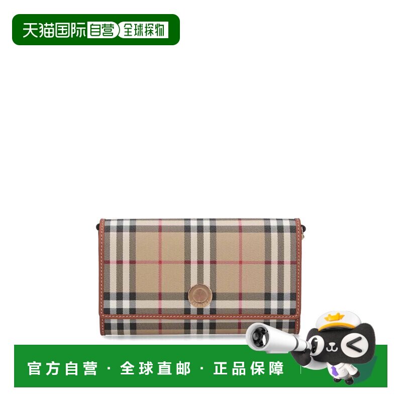 BURBERRY 女士手提包 8109798 AW2025 棕色 Wallet With Chain