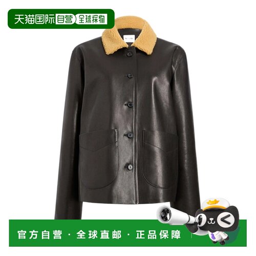 1h可退 KHAITE 女士皮衣 62561036L1036200 AW2026 棕色 长袖皮夹