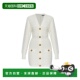 女士连衣裙 Tweed FF0R8890KJ160KA BALMAIN AW2025 白色 dress