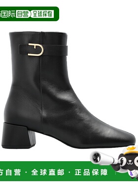 FURLA 女士靴子 YJ72HICX30000NERO AW2025 女靴黑色高跟踝靴