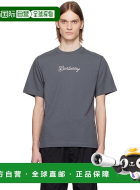 1h可退 潮奢 Burberry 巴宝莉 男士 灰色 Surfer Knight Cotton T
