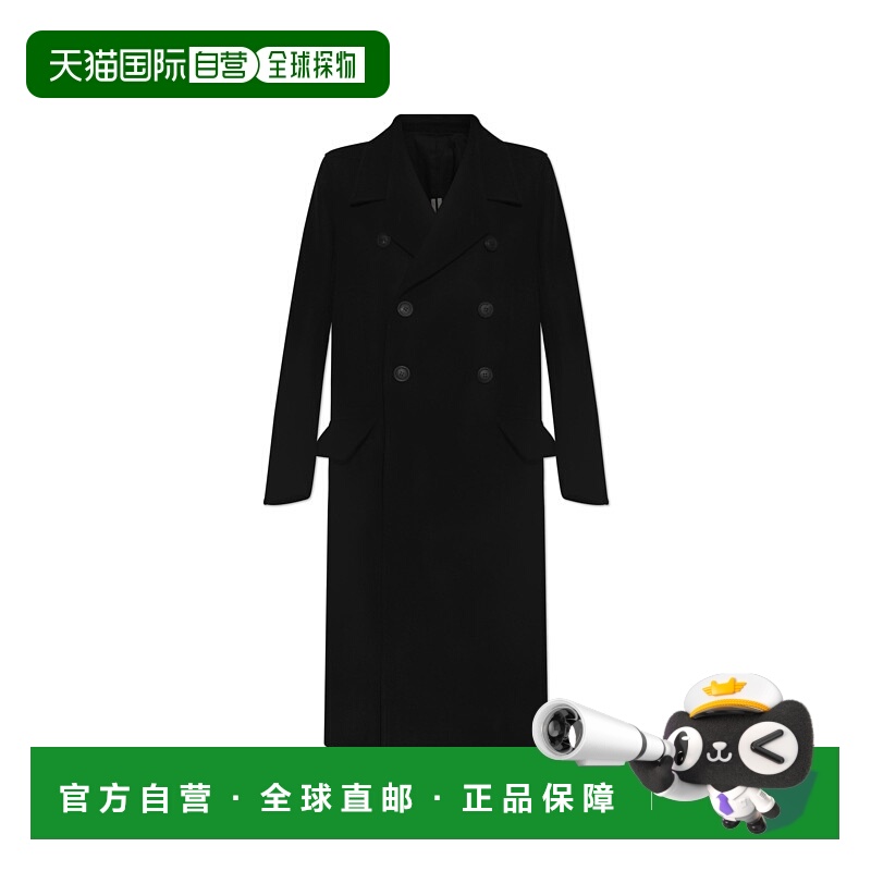 1h可退 RICK OWENS 女士大衣 RP02E4920WSF09 AW2025 黑色