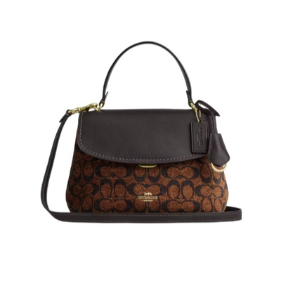 COACH 女士单肩包 CDB08IMA7U SS2024 花色 Emory标志性雪尼尔绒