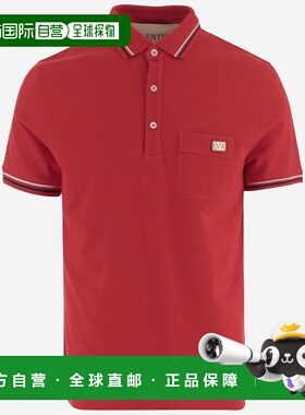 VALENTINO 男士T恤 8V3MH01KAQJ157 SS2026 红色