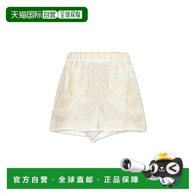 VERSACE 女士短裤 10204161A171625Y570 CO 乳白色 Versace Silk