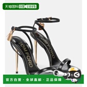 000998 Ford 潮奢 1h可退 女士 Tom 福特 皮质凉鞋 汤姆 Padlock