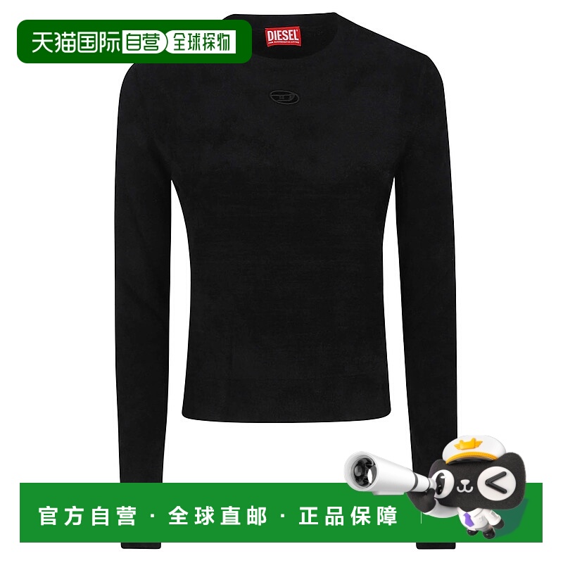 DIESEL 女士针织衫 A194840IKBZ9XX AW2025 黑色 T-Shirt