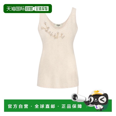 FENDI 女士背心吊带 FS9735ASMHF1SAZ SS2025 花色 露肩背心