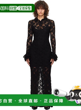 1h可退 潮奢 Msgm 女士 黑色连衣裙 3742MDA16247624长裙