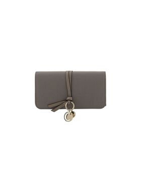 CHLOÉ 女士钱包 CHC21WP942F57053 CO 灰色 Dove grey leather Al