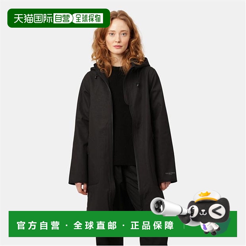 1h可退 潮奢 Ilse Jacobsen 女士 雨衣 black黑色 舒适时尚