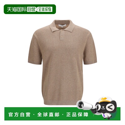 1h可退 潮奢 MAISON KITSUNE 男士 纹理短袖 Polo 衫 QM00206KT11