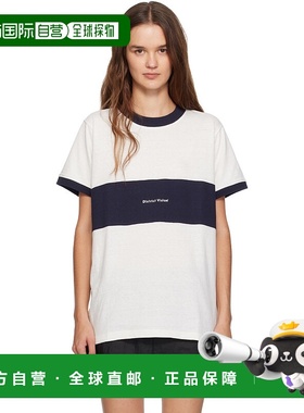 1h可退 潮奢 District Vision 女士 灰白色 Ringer T 恤 DVJP001A