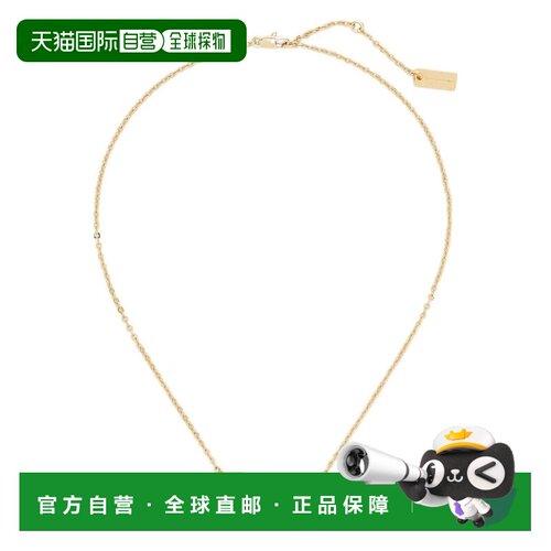 1h可退 MARC JACOBS 女士项链 2F5JNC001J62710 AW2025 金色吊坠