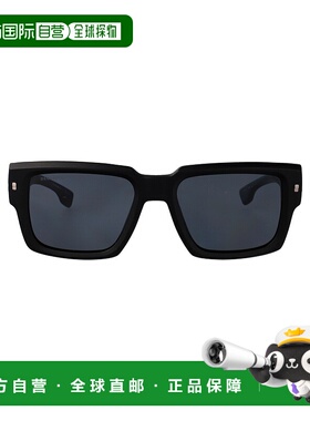 DSQUARED2 男士太阳镜 D20143S003-0 SS2025 黑色 D2 0143/S