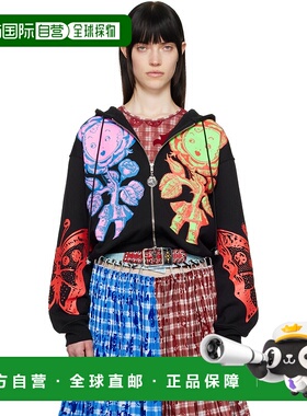 1h可退 潮奢 Chopova Lowena 女士 黑色 Double Rose Bud Zip 连