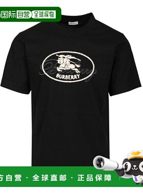 BURBERRY 男士T恤 8125823A1189 SS2026 黑色 RYAN SHORT SLEEVE