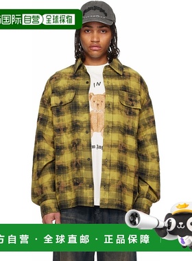 1h可退 潮奢 Palm Angels 棕榈天使 男士 黄色 & 黑色 Curved Log