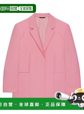 GIVENCHY 女士西服 BW30FG108W670 SS2023 粉红色 徽标西装外套