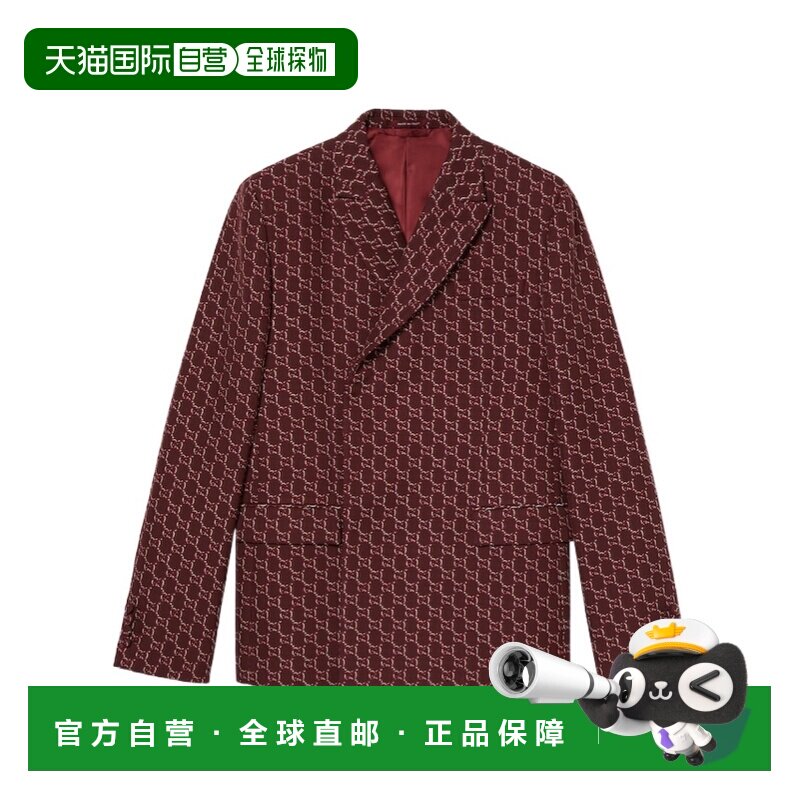 奢淘 Gucci GG光影效果羊毛西装外套 男 792325ZARR8