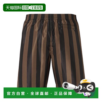 FENDI 男士短裤 FXB134AU8MF13IZ AW2025 花色 Fendi Crest swim