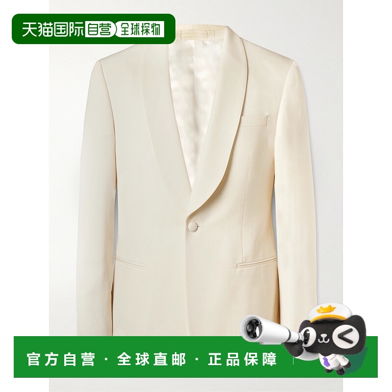 1h可退 潮奢 Mr P. 男士 青果领羊毛西装外套 MPO242048IVORY