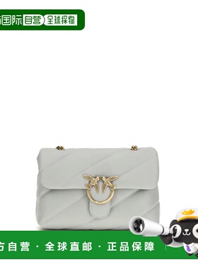 PINKO 女士单肩包 100038A0F2K32Q CO 灰色 Love Puff Classic Cl