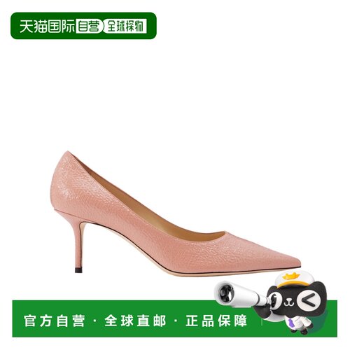1h可退 奢淘 Jimmy Choo Love 65 裂纹皮鞋 女 LOVE65FNKROSE