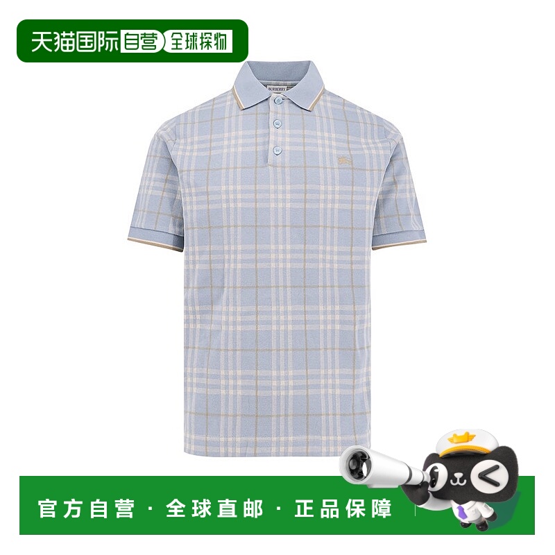 1h可退 潮奢 Burberry 巴宝莉 男士 格紋 EKD 刺繡 Polo 衫 81101