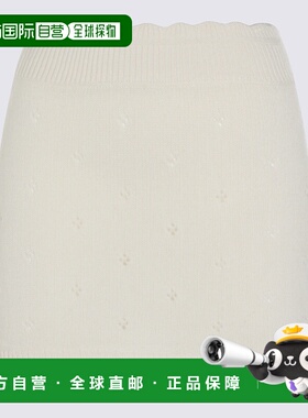 CHLOÉ 女士半身裙 CH25WMJ06590107 AW2025 白色 Openwork wool a