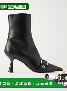 1h可退 潮奢 aeyde 女士 Halima 搭扣皮质靴子 A11AB059100100122