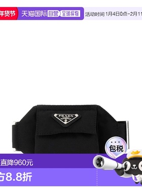 PRADA 男士斜挎包 2TT1942DMKF0002 AW2024 TRICK 黑色单肩包