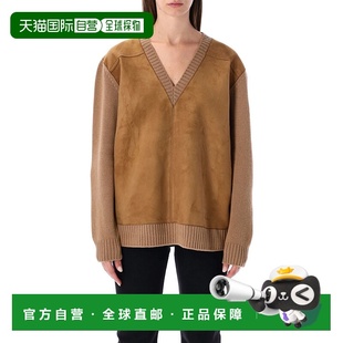 AW2025 P24T2B173PF0C59 驼色 Prada and PRADA Wool 女士针织衫