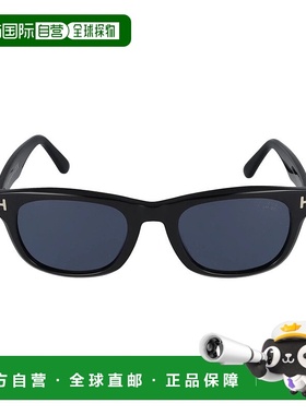 1h可退 TOM FORD 男士太阳镜 FT107601M SS2025 黑色 徽标太阳镜