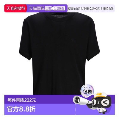 付款1h内可退 潮奢 Y-3 男士 黑色 Slim T恤 JV6747 black黑色 舒