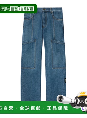 OFF-WHITE 女士牛仔裤 OWYB01DS25DEN0014400 SS2025直筒裤