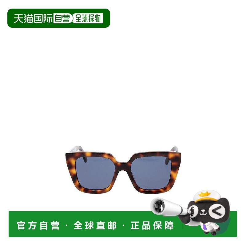 1h可退 DIOR 女士眼镜 DIORMIDNIGHTS1I26B0 AW2023 蓝色 徽标太