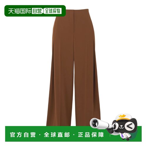 THE ROW 女士休闲裤 4943W1615CEL AW2020 棕色 Alexa 羊毛休闲裤