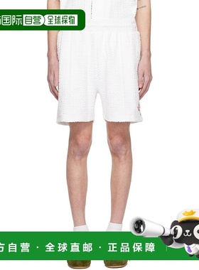 1h可退 潮奢 Casablanca 男士 灰白色 Monogram Towelling 短裤 M