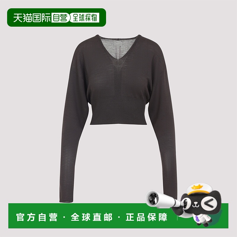 1h可退 RICK OWENS 女士针织毛衣 RP02E4665M78 AW2025 棕色