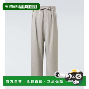 罗意威 男士 羊毛阔腿裤 1h可退 舒适时尚 LOEWE grey灰色 潮奢