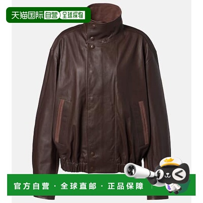 1h可退 潮奢 Lemaire 女士 皮革宽身束腰夹克 OW1207LL0175
