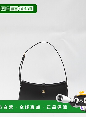 CELINE 女士单肩包 123053BF438NO AW2025 黑色 拉链单肩包斜挎包