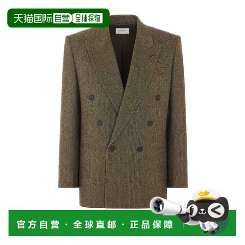 SAINT LAURENT 女士外套 859880Y3L222012GREEN SS2026