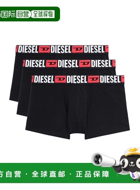 DIESEL 男士内裤 00ST3V0DDAIE4356 AW2024 黑色 PACK OF THREE B