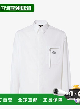 FENDI 男士衬衫 FS1098AN08F0QA0 SS2026 白色 Fendi Shirts