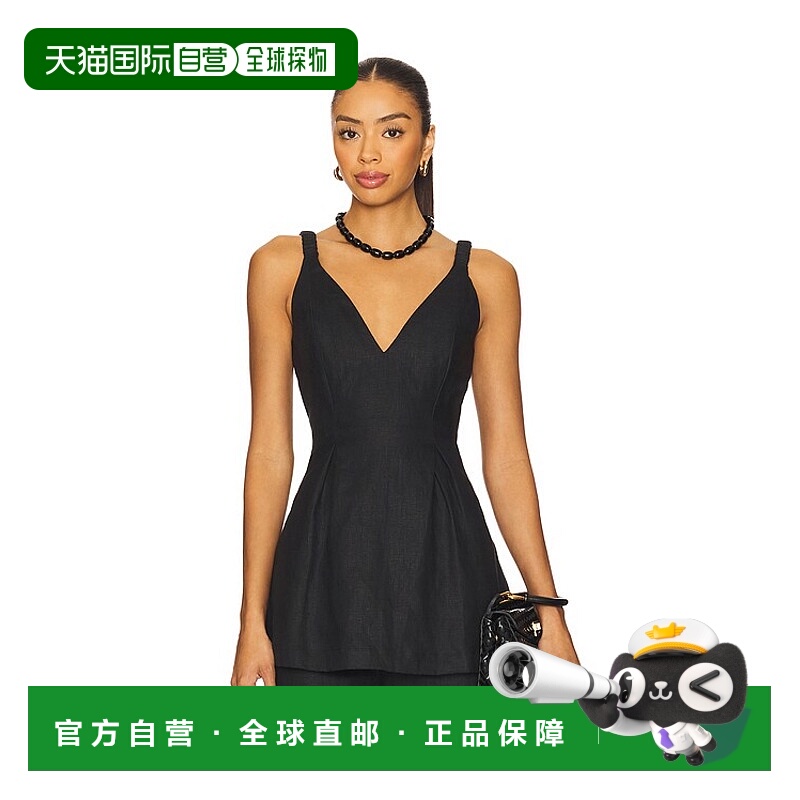 1h可退 潮奢 FAITHFULL THE BRAND 女士 Lola 上衣 FF4169BLK