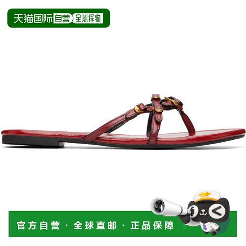 Marc Jacobs 马克 雅可布 女士 红色 The Leather Kiki 凉鞋 2S6F