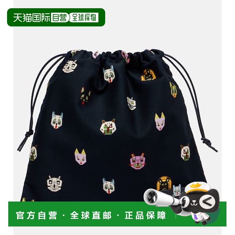 1h可退 潮奢 LOEWE 罗意威 女士 x Louis Wain Cat 小号牛仔布小